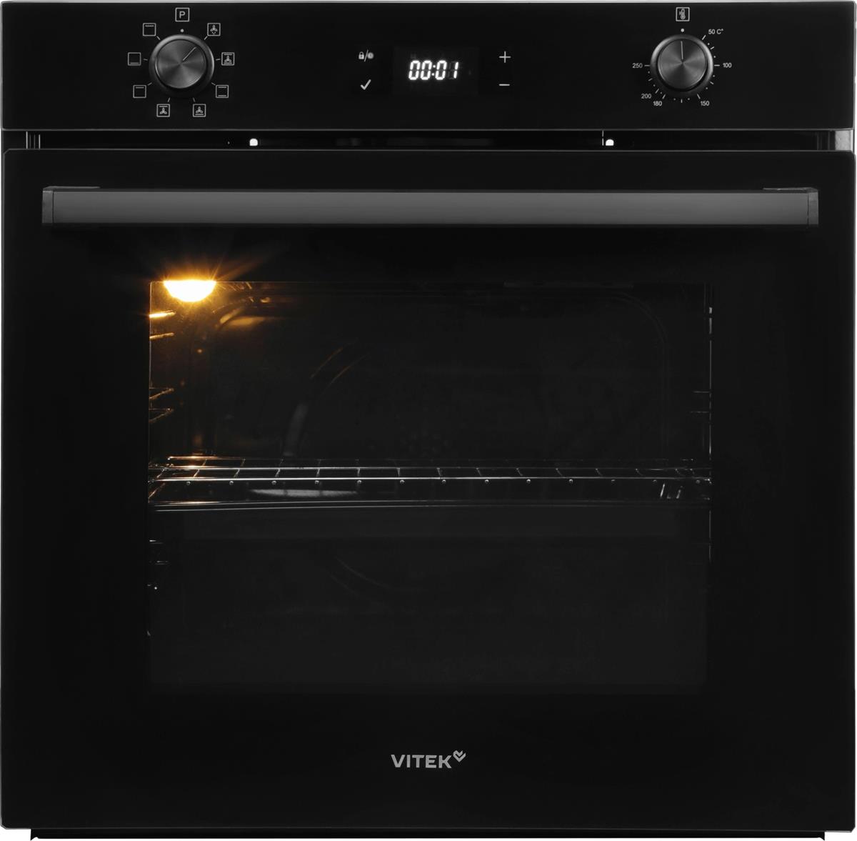 Изображение Духовой шкаф VITEK VEO 6480 BG (68 л , чёрный)