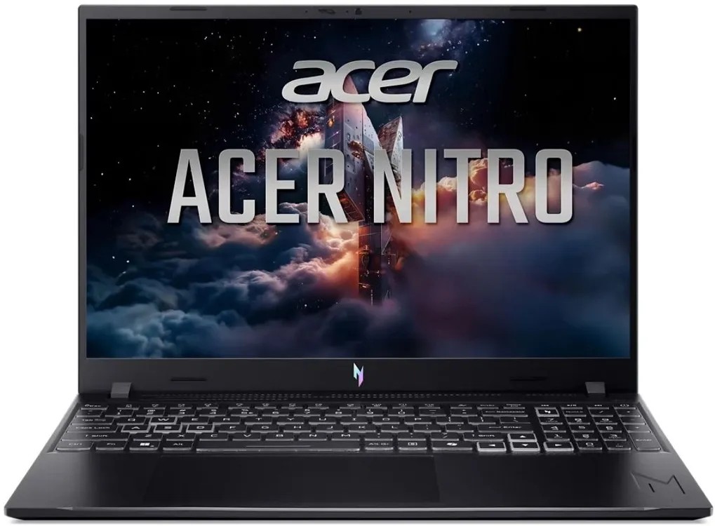Изображение Ноутбук Acer Nitro V 16S ANV16-I31-76Z5 (Intel 240H 2500 МГц/ SSD 512 ГБ  /RAM 16 ГБ/ 16" 1920x1200/VGA дискретная/ Без ОС) (NH.U5DCD.002)