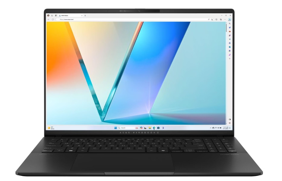 Изображение Ноутбук Asus Vivobook S16 S5606CA-RI188 (Intel 255H 2000 МГц/ SSD 1024 ГБ  /RAM 16 ГБ/ 16" 2880x1800/VGA встроенная/ Windows 11 Pro) (90NB1553-M00AB0_Win11P)