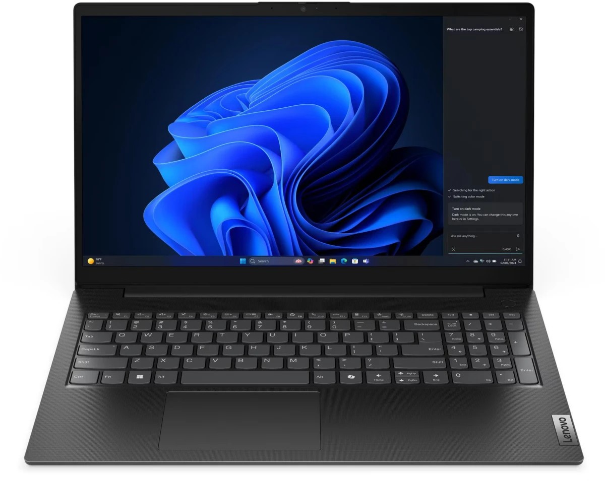 Изображение Ноутбук Lenovo V15 G5 IRL (Intel 13420H 2100 МГц/ SSD 512 ГБ  /RAM 16 ГБ/ 15.6" 1920x1080/VGA встроенная/ Без ОС) (83HF00GLRI)