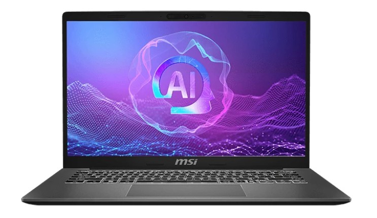 Изображение Ноутбук MSI Modern A14 AI+ F3HMG-041XRU (AMD 330 2000 МГц/ SSD 512 ГБ  /RAM 16 ГБ/ 14" 1920x1080/VGA встроенная/ Без ОС) (9S7-14SK21-041)