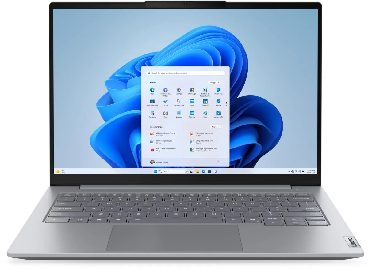 Изображение Ноутбук Lenovo ThinkBook 14 G9 IRL (Intel 210H 2200 МГц/ SSD 512 ГБ  /RAM 16 ГБ/ 14" 1920x1200/VGA встроенная/ Windows 11 Home) (21UY00E7CD)