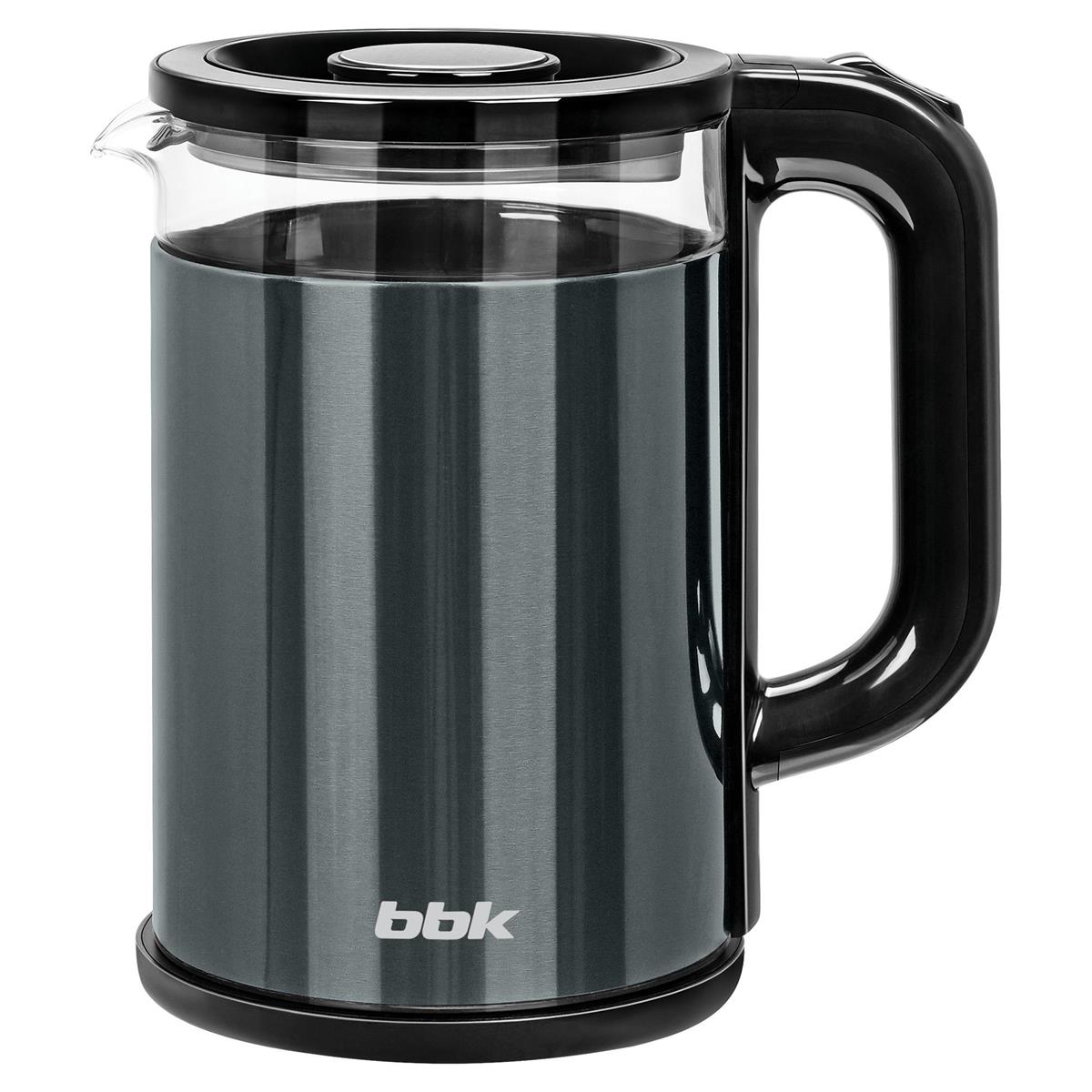 Изображение Электрический чайник BBK EK1711 (2000 Вт/1,7 л /стекло, металл/темный океан)