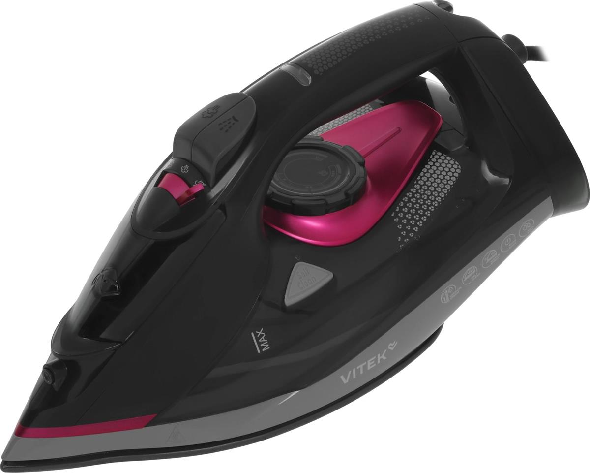 Изображение Утюг VITEK VT-IRN1203 (2400 Вт/черный)