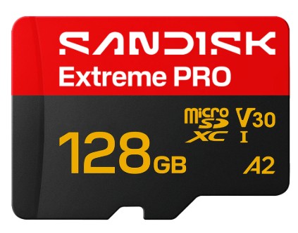 Изображение Карта памяти SanDisk MicroSDXC Extreme Pro Class 10 128 Гб  SDSQXCJ-128G-GS6MA