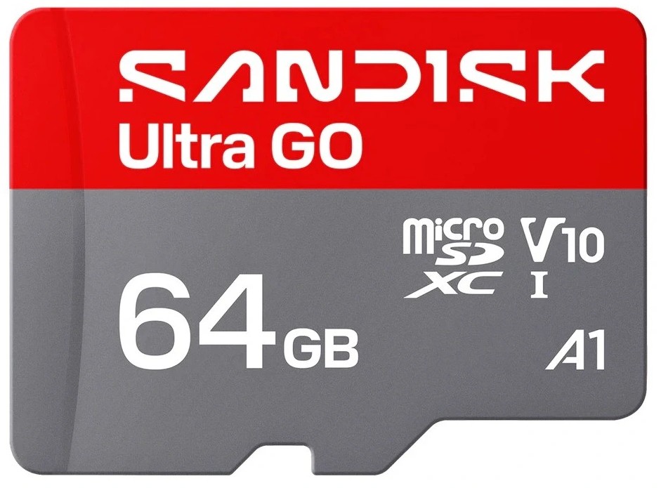 Изображение Карта памяти SanDisk MicroSDXC Ultra Go Class 10 64 Гб  SDSQUGN-064G-GN6MN