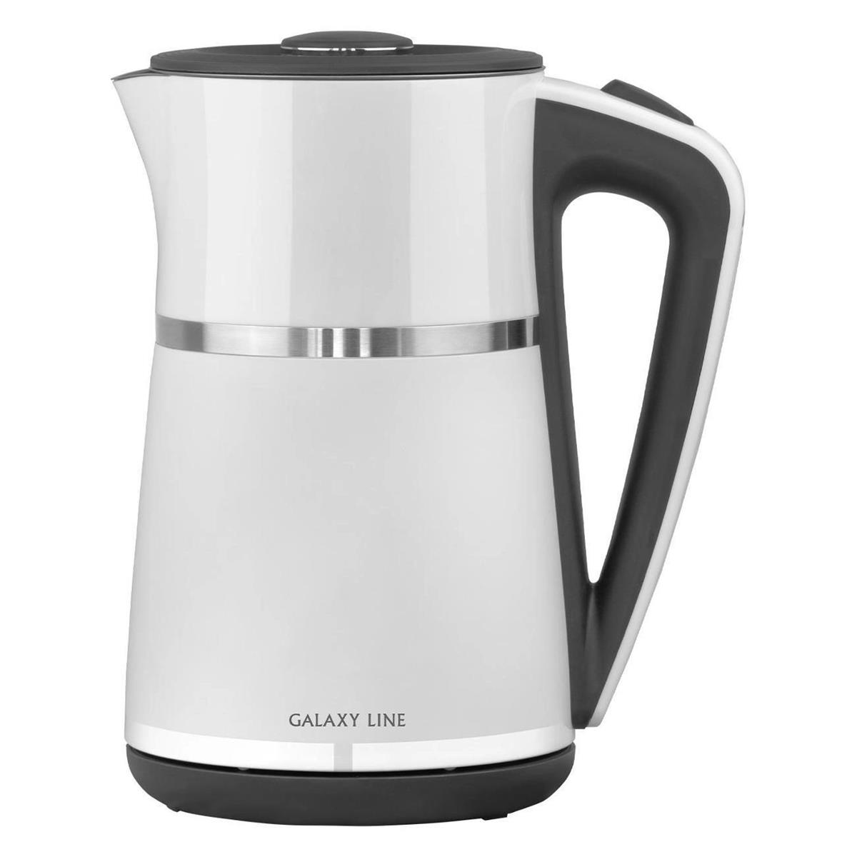 Изображение Электрический чайник GALAXY LINE GL 0339 (2200 Вт/1,7 л /пластик/белый)
