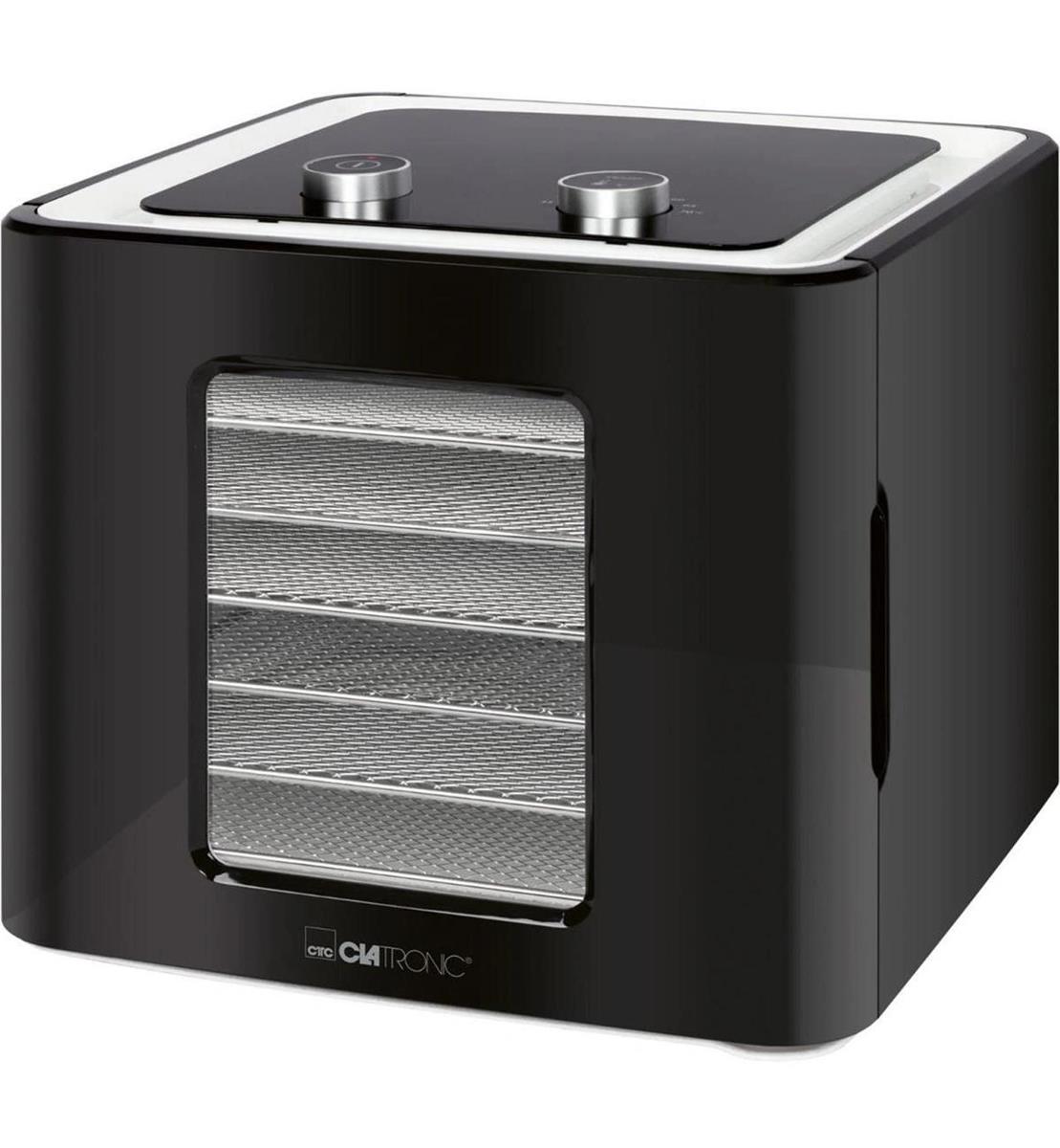 Изображение Сушилка для овощей CLATRONIC DR 3773 schwarz (поддонов 6 шт, 450 Вт , черный)