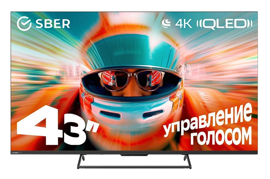 Изображение Телевизор Sber SDF-43UQ7000MBA 43" 4K Ultra HD Smart TV черный