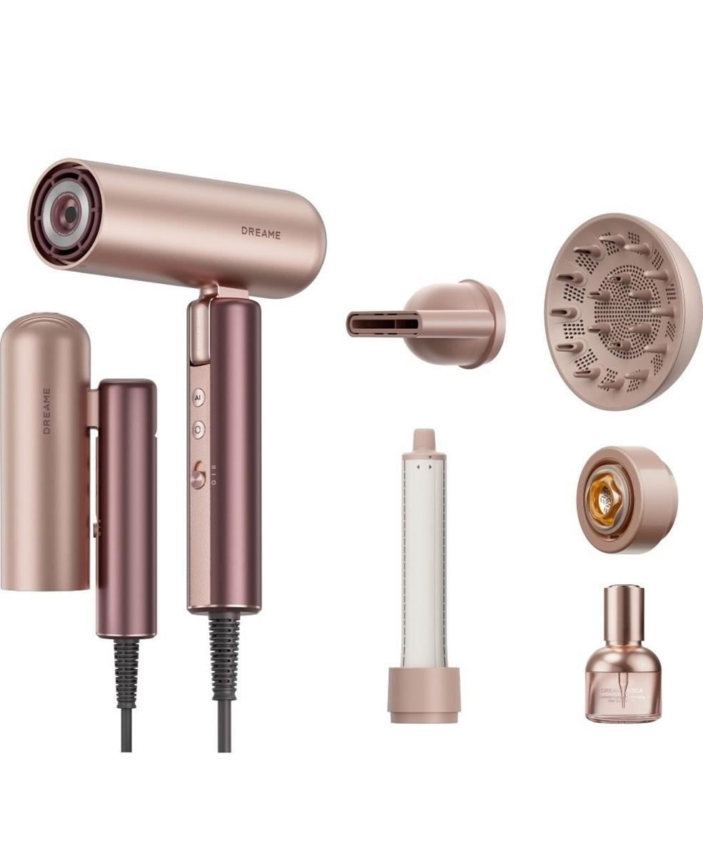 Изображение Компактный фен Dreame Pocket Aura High-speed Pink, AZP20A (1400 Вт /розовый)