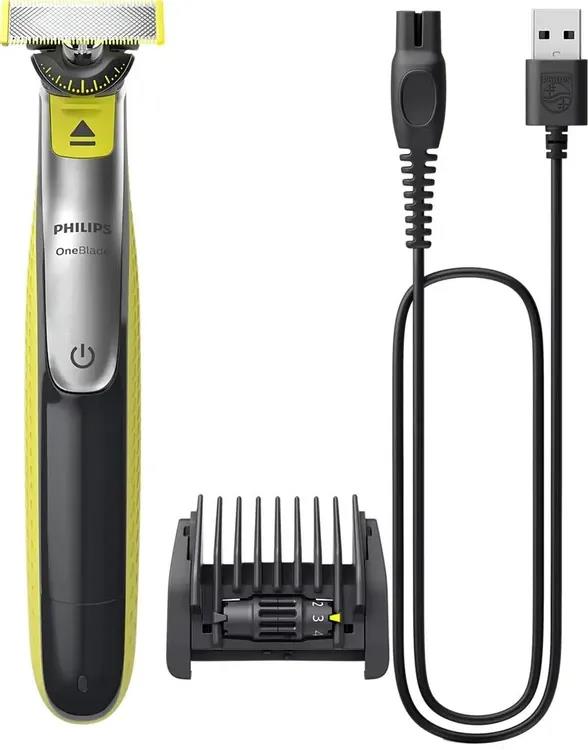 Изображение Триммер  Philips QP2734/23, черный, салатовый