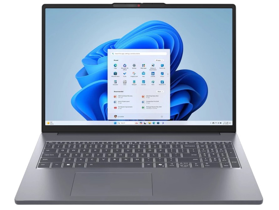 Изображение Ноутбук Lenovo IdeaPad Slim 3 16ARP10 (AMD 7535HS 3300 МГц/ SSD 512 ГБ  /RAM 16 ГБ/ 16" 1920x1200/VGA встроенная/ Без ОС) (83K800CMRM)