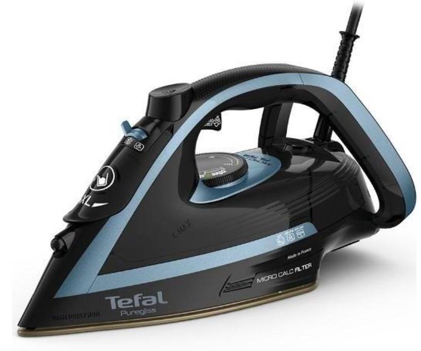 Изображение Утюг Tefal FV8R67F1 (3000 Вт/синий, черный)