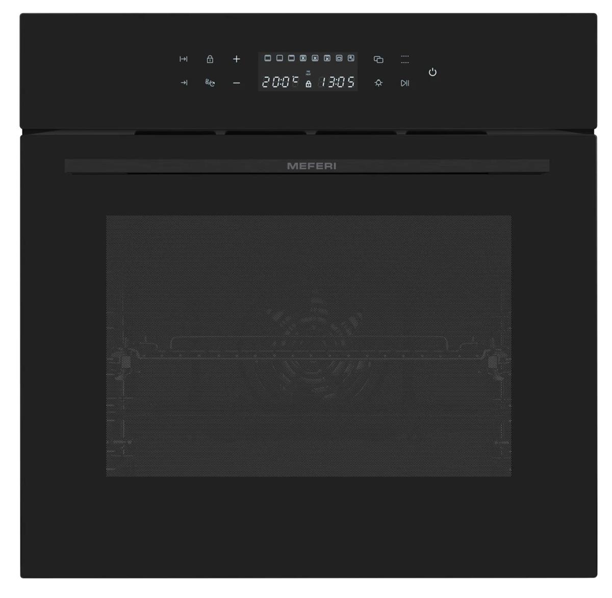 Изображение Духовой шкаф Meferi MEO6010BK MATT ULTRA (60 л , чёрный)