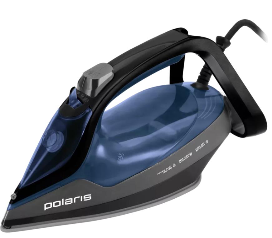 Изображение Утюг Polaris PIR-2802AK (2800 Вт/синий, черный)