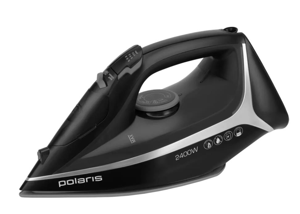 Изображение Утюг Polaris PIR-2483К (2400 Вт/серебристый, черный)