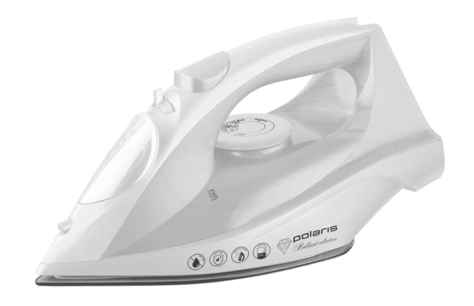 Изображение Утюг Polaris PIR-2430К (2400 Вт/белый)