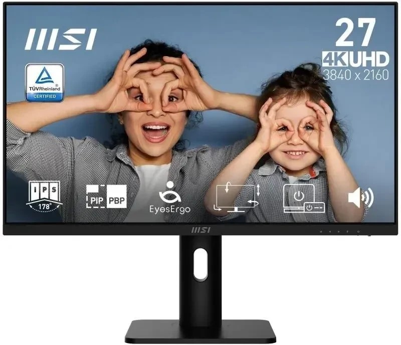 Изображение Монитор MSI PRO MP273UP E6 (27 "/3840x2160/TFT IPS)