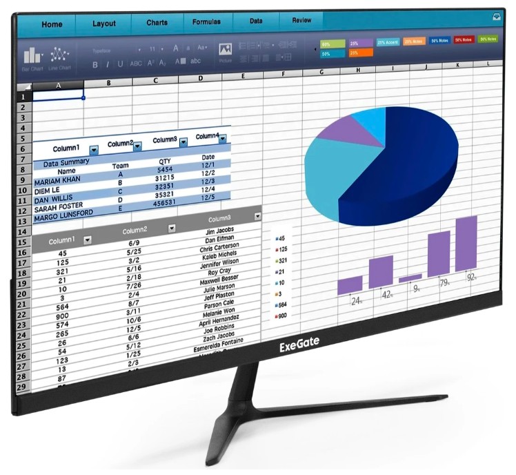 Изображение Монитор ExeGate ProSmart EH2400TA (23,8 "/1920x1080/TFT IPS)