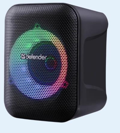 Изображение Портативная акустика Defender Boomer 14 (Бумер 14) черный  (65114) (15 Вт   черный)