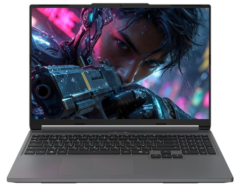 Изображение Ноутбук Maibenben Typhoon X16C-i54455 (Intel 14450HX 2400 МГц/ SSD 512 ГБ  /RAM 16 ГБ/ 16" 1920x1200/VGA дискретная/ Linux) (X16C-i544550F44LG4E10)