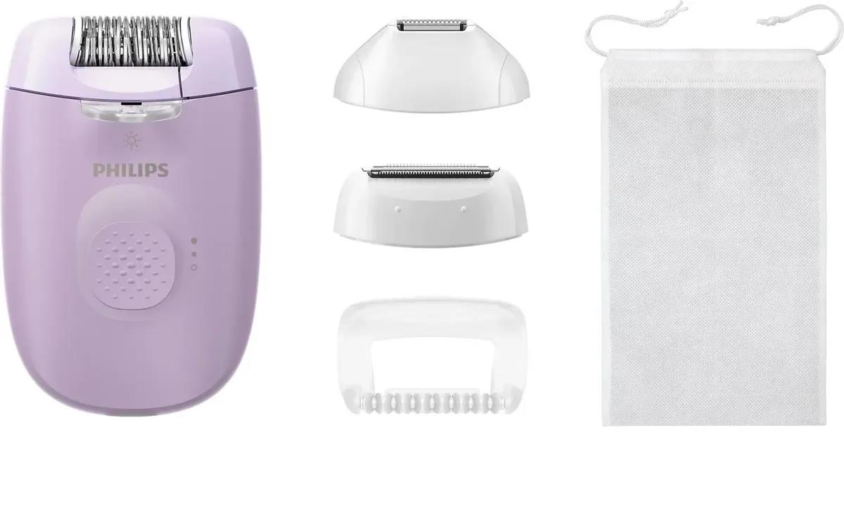 Изображение Эпилятор Philips BRE257/00 фиолетовый (от сети)