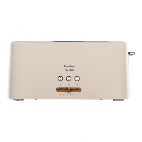 Изображение Тостер Tesler TT-140 (980 Вт  бежевый)