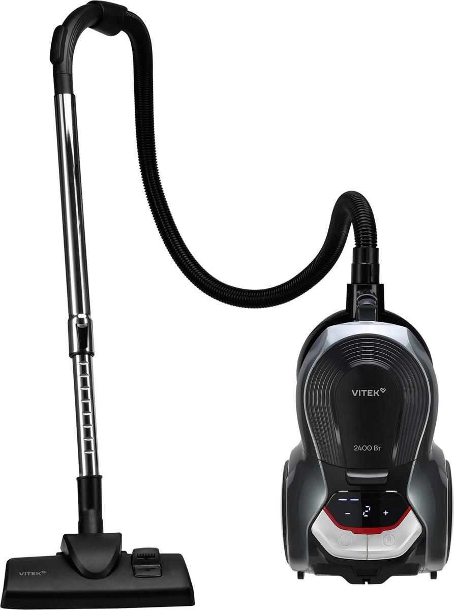 Изображение Пылесос VITEK VT-CV4060 (2400 Вт /контейнер/серый)
